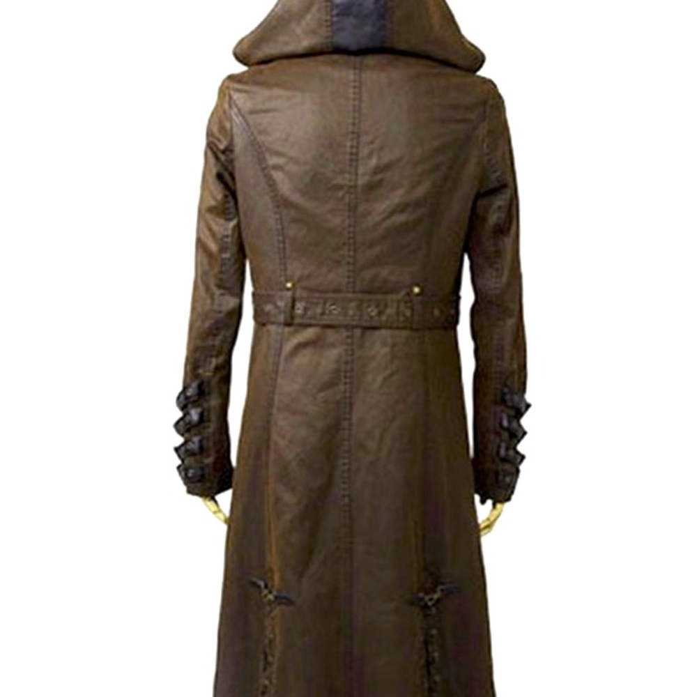 Punk Rave Hooded Long Coat - Picture 2 of 9